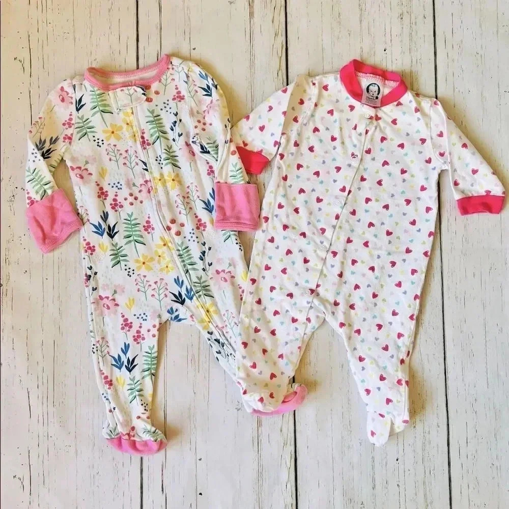 Gerber/Cloud Island 0-3 months Sleep & Play outfits